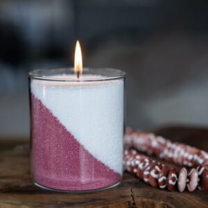 Scentchips - Glazen Voor Kaarsenzand Transparant Incl. 30 Losse Lontjes